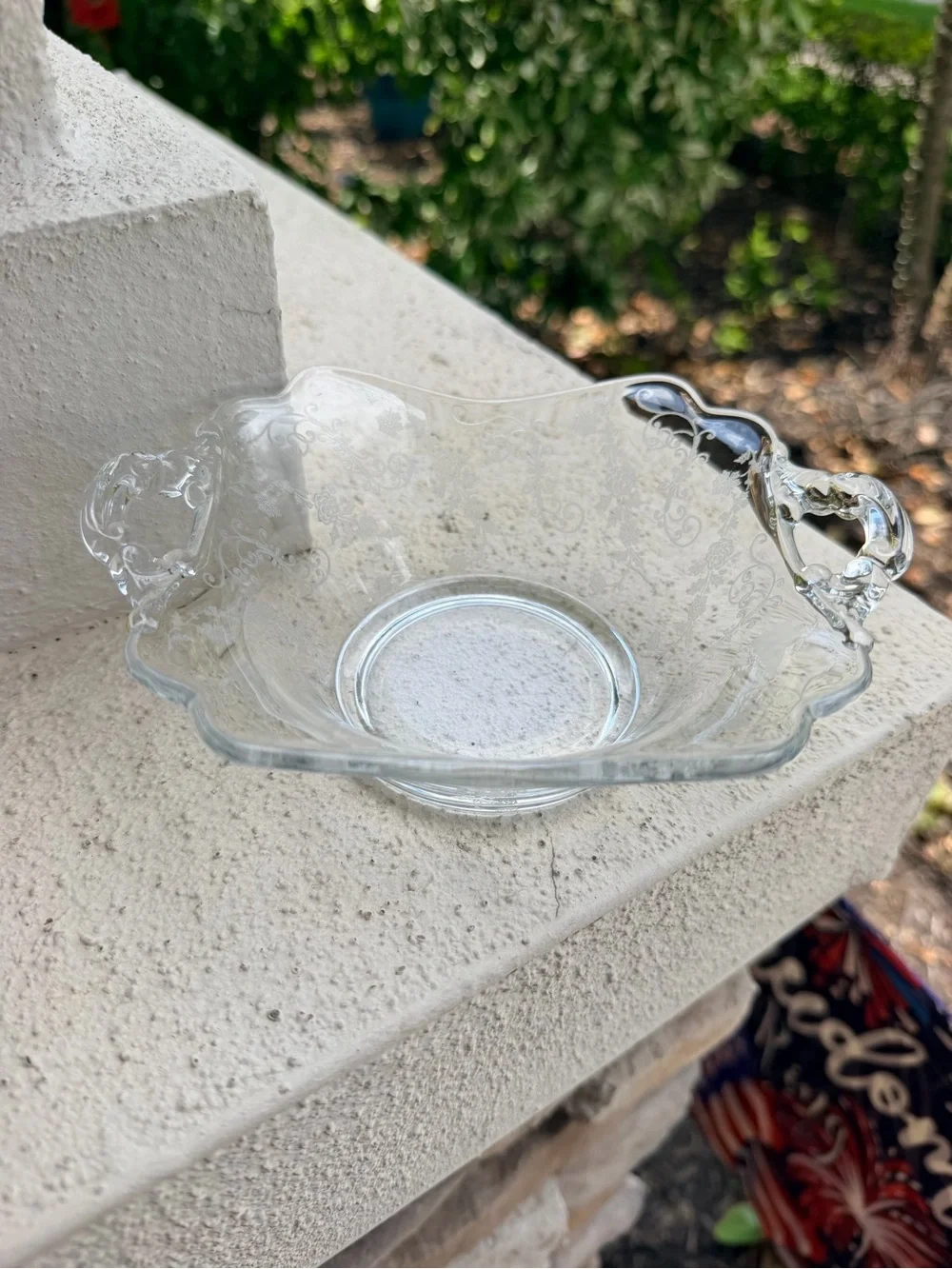 Vintage elegant clear